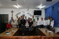 >Cmara Municipal de Iep homenageia comisso organizadora do rodeio.