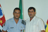 Tenente Eduardo Carlos de Almeida se reuniu com Clio.